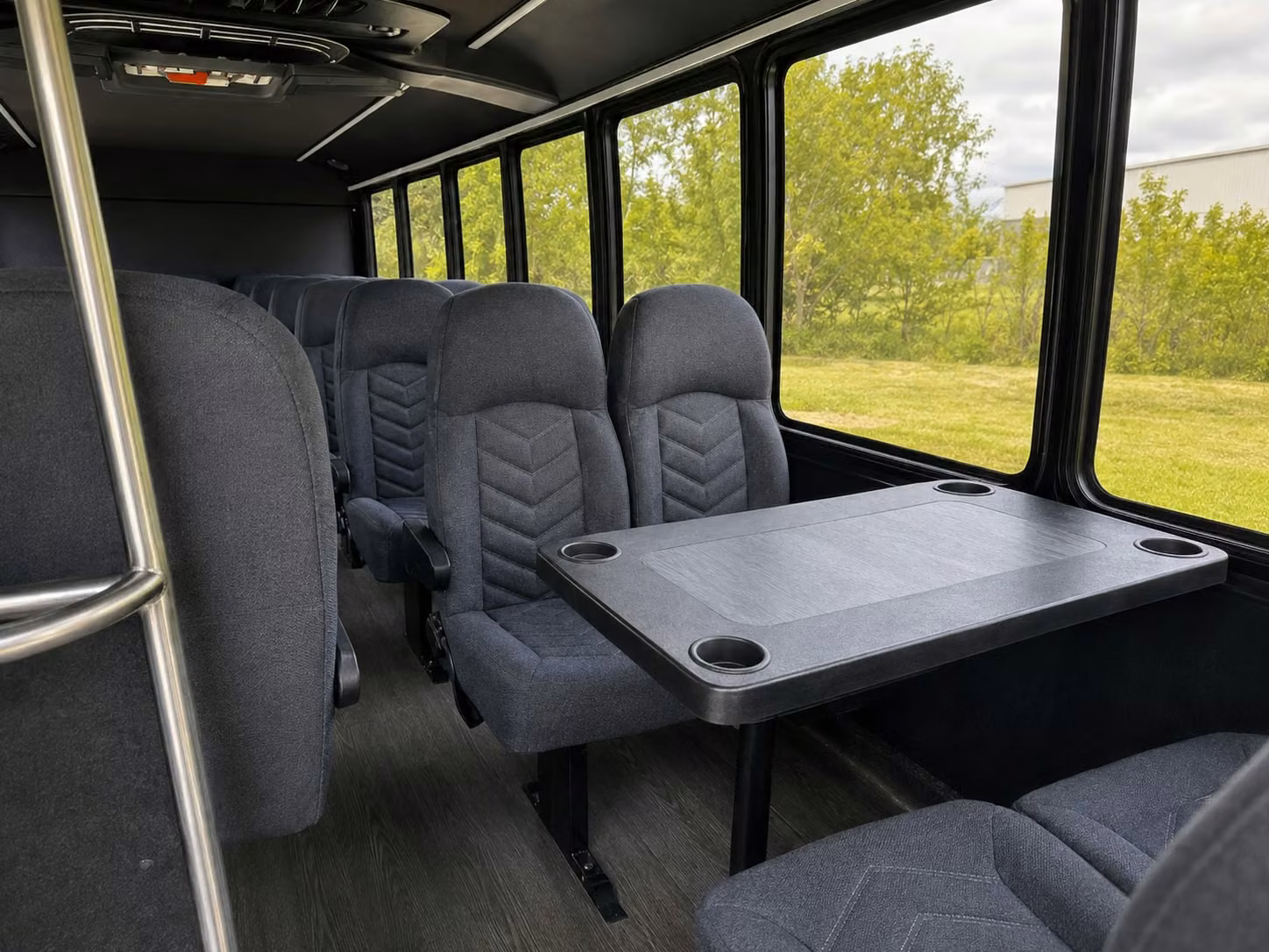 15 passenger minibus inside