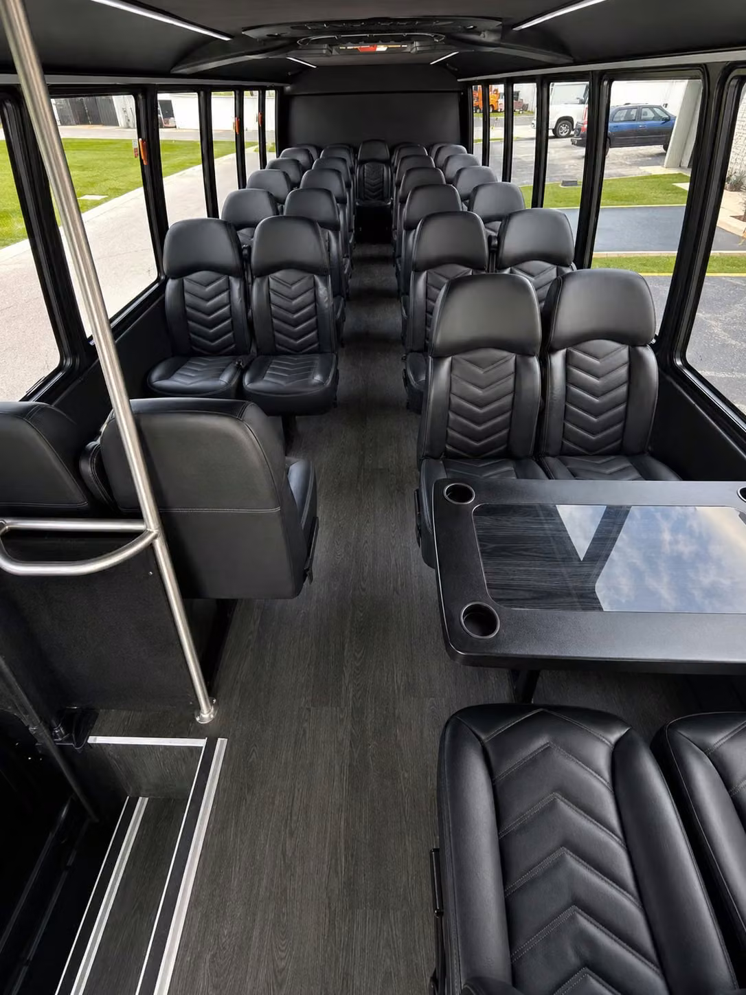 20 passenger minibus interior