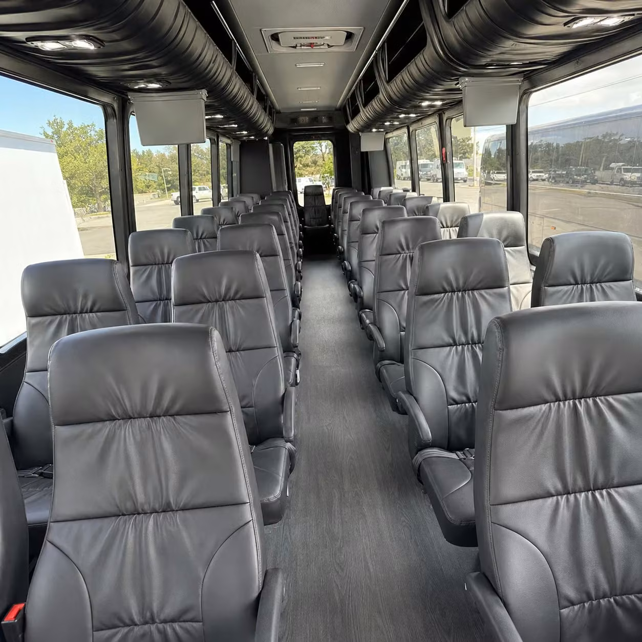 28 passenger minibus interior