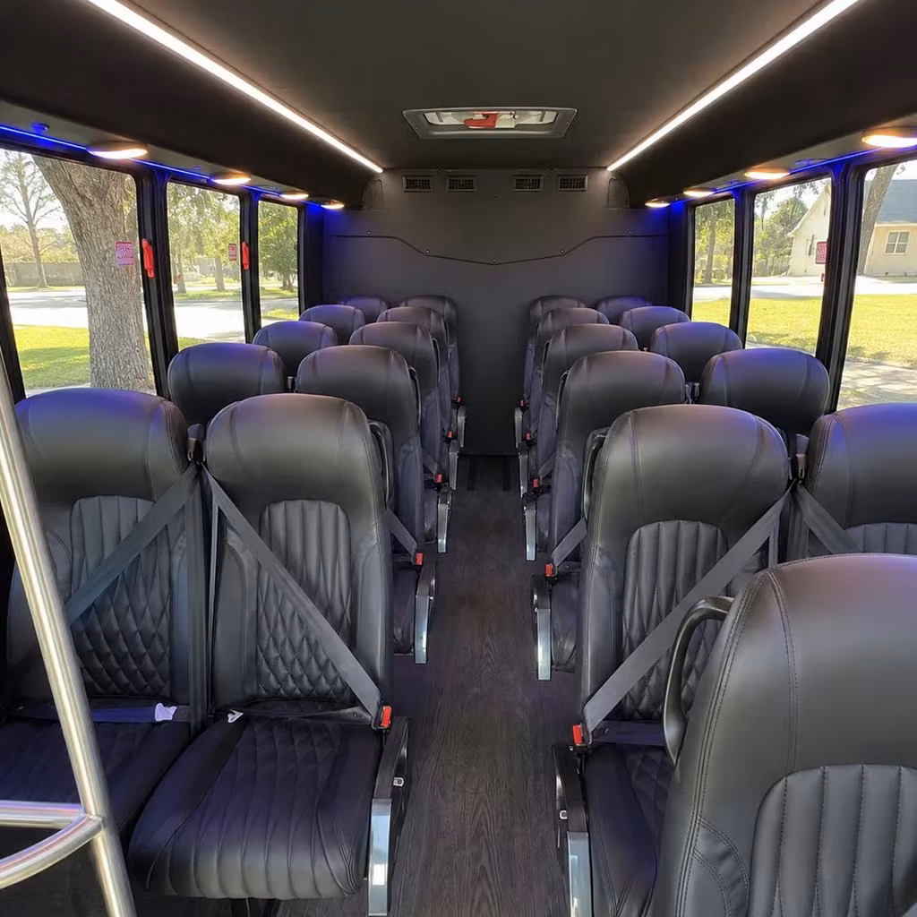 30 passenger minibus inside