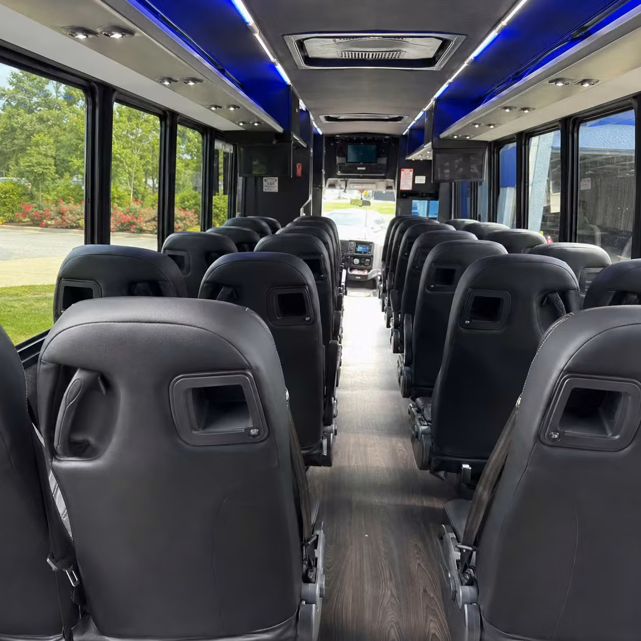 30 passenger minibus interior
