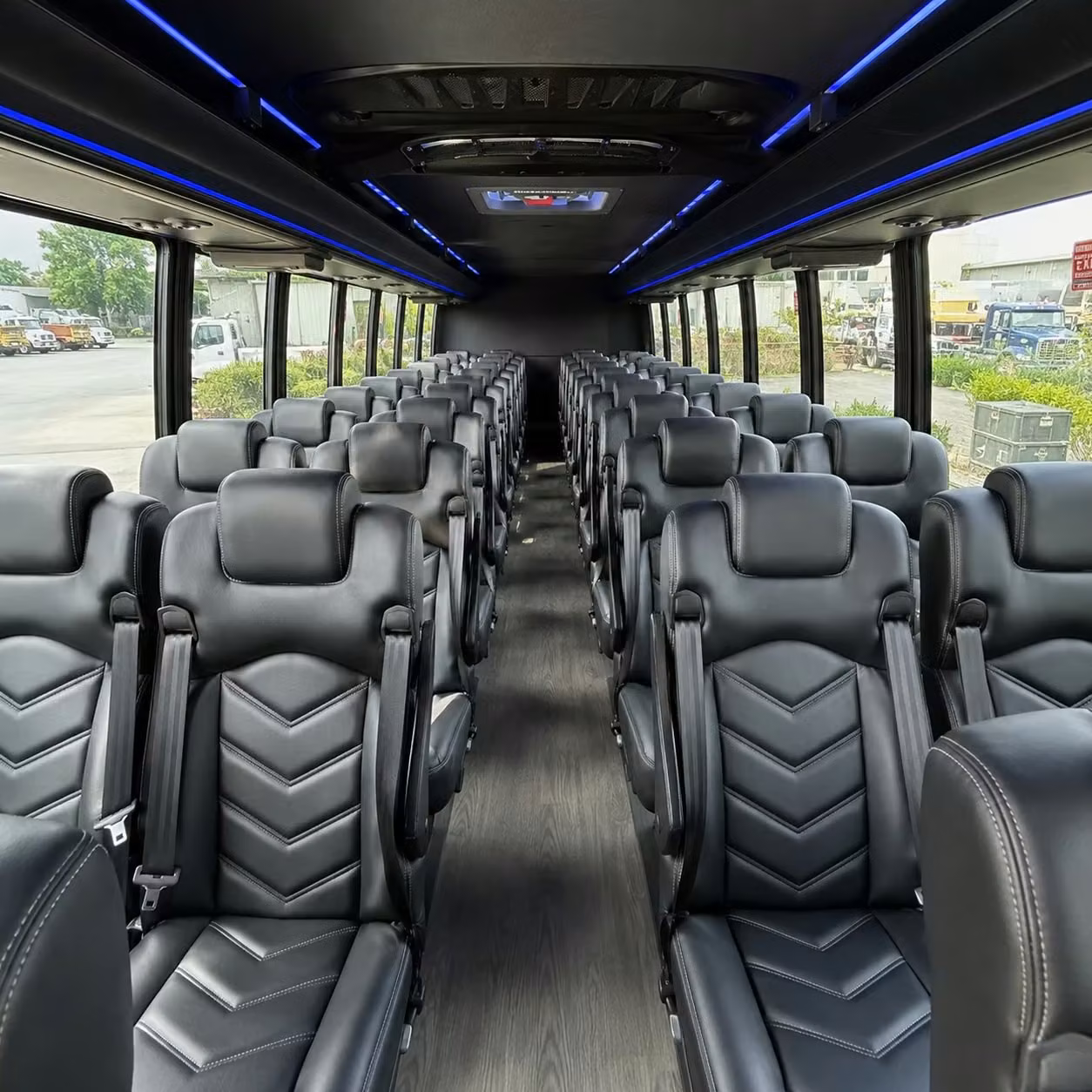 35 passenger minibus interior