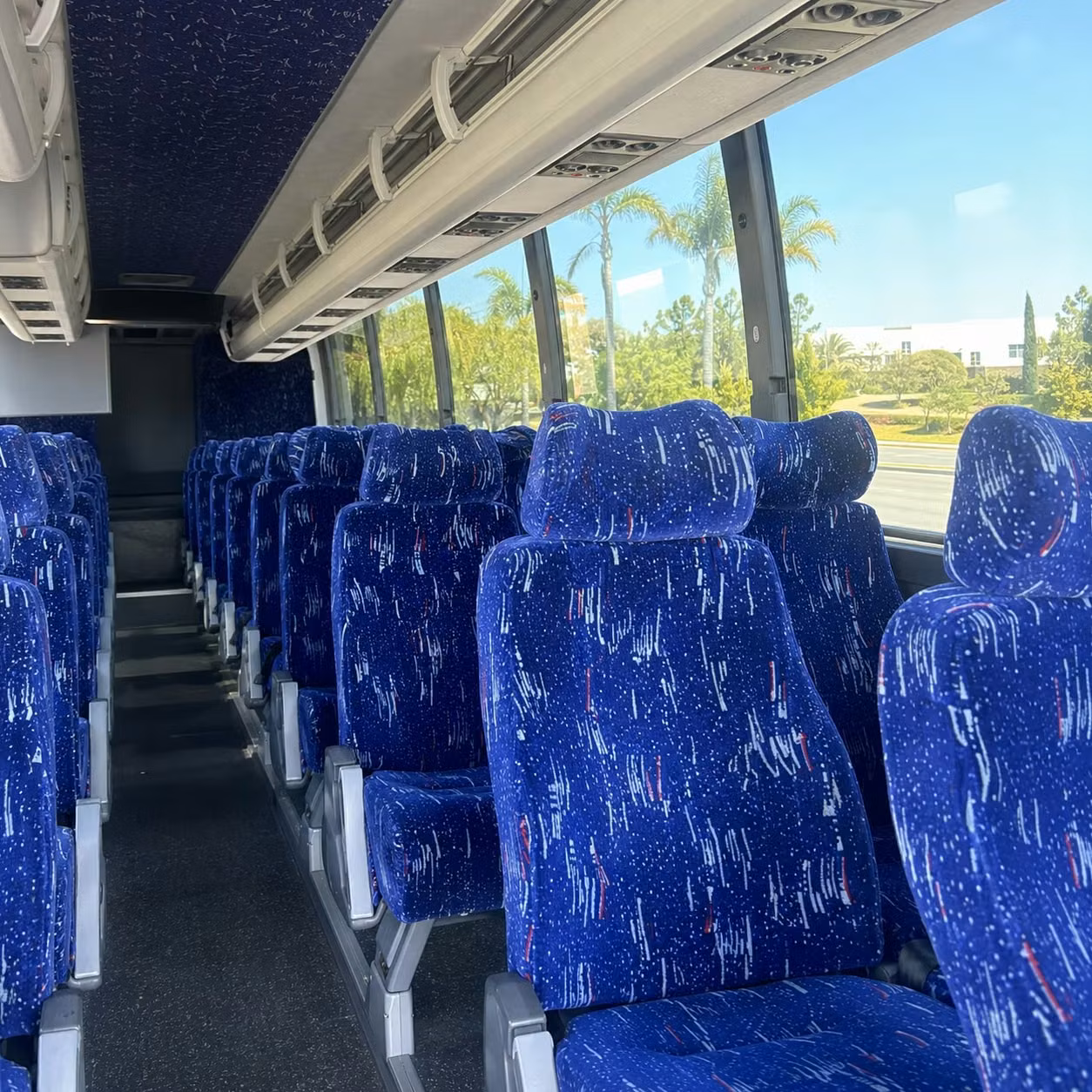 rochester charter bus interior