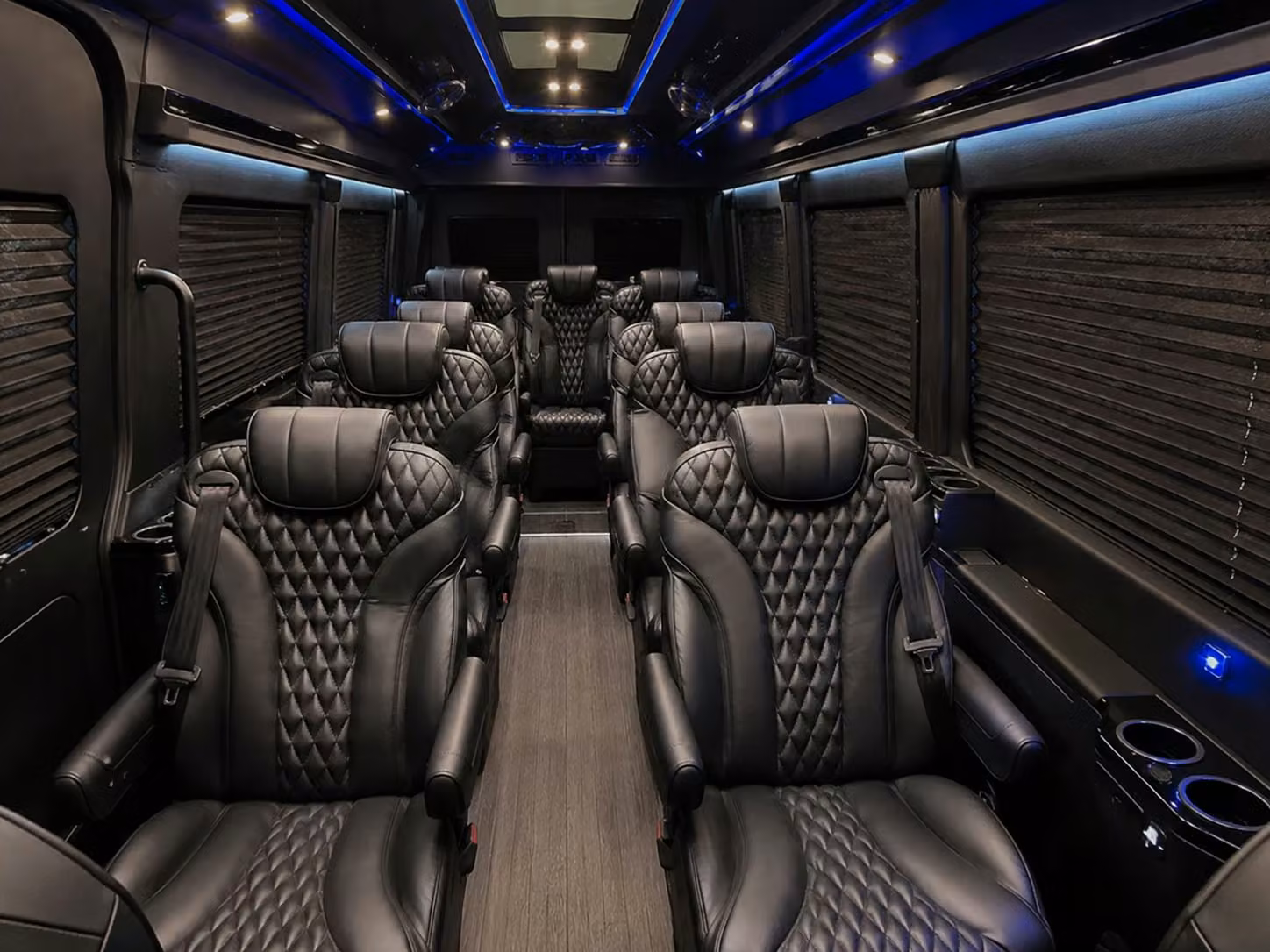 sprinter van with driver interior